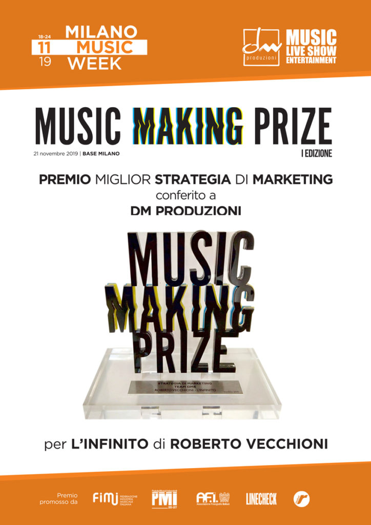DM produzioni premiata al Music Making Prize